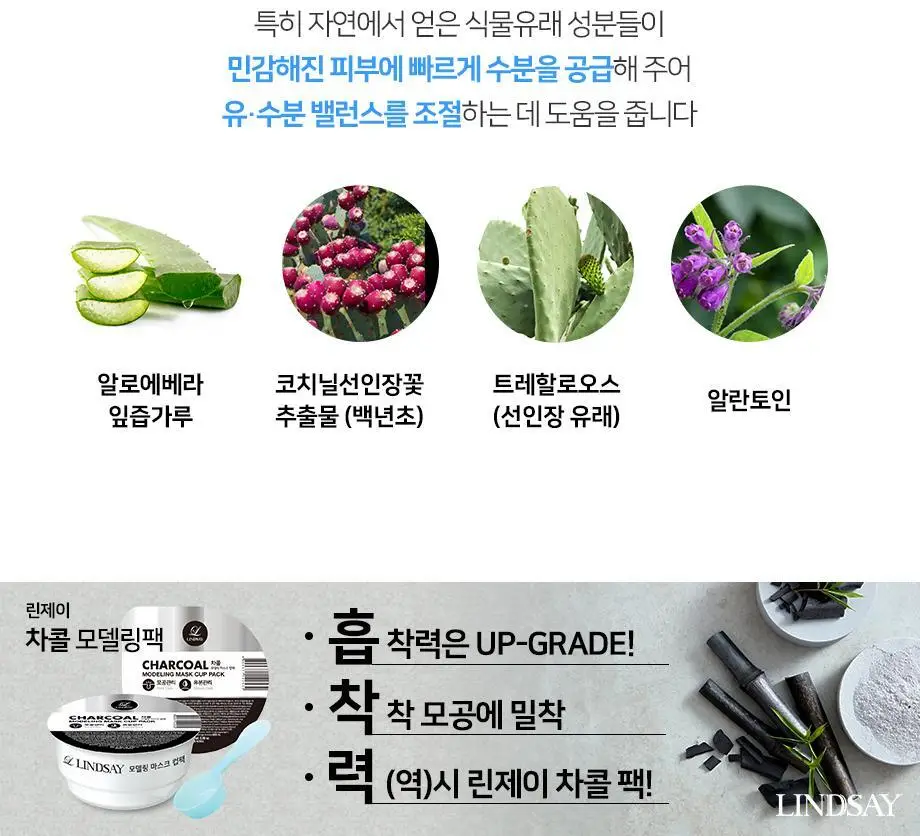 [72관왕/1위] 린제이 차콜 모델링 팩 (컵팩) 28g 상세페이지 16